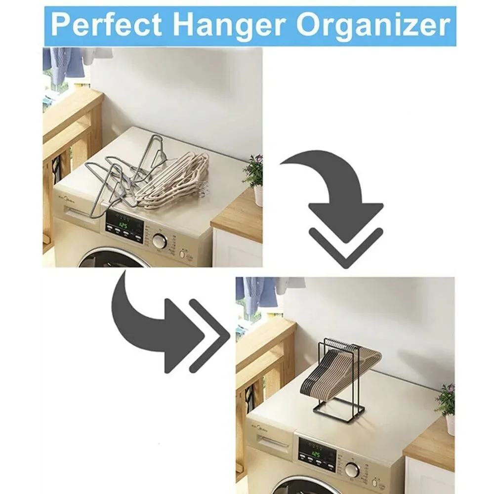 Coat Hanger Stacker Clothes Organizer NEW Metal Rack Stand Storage Holder